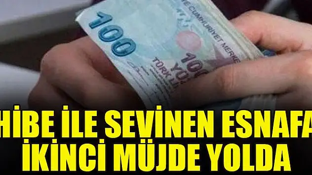 Hibe ile sevinen esnafa ikinci müjde yolda!  Komisyondan geçti