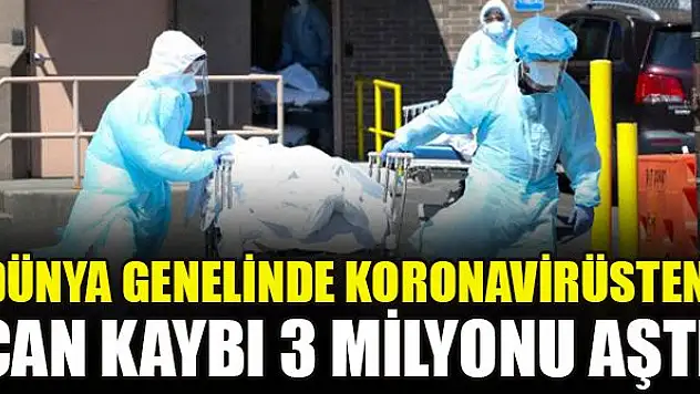 Dünyanın koronavirüs tablosunda son rakamlar