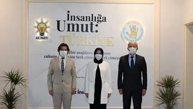 Çumra heyetinden  Usta'ya ziyaret