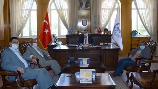 Müftü Öge'ye hayırlı  olsun ziyaretleri sürüyor