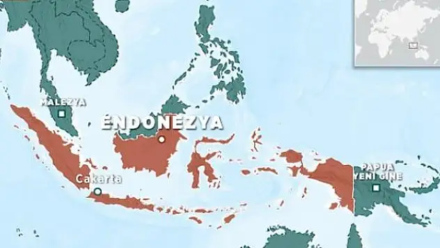 Endonezya'da 5,1 büyüklüğünde deprem