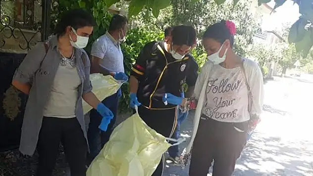 Seydişehir Halk Eğitim Merkezi öğrencileri çevre temizliği yaptı