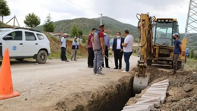 Hadim'de elektrik hatları yer altına alınıyor
