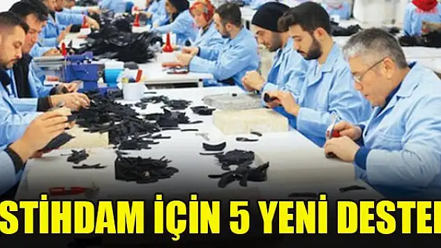 İstihdam için 5 yeni destek