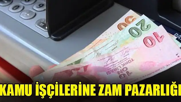 Kamu işçilerine zam pazarlığı