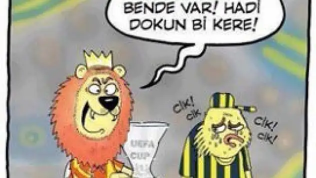 Fenerbahçeliler'i kızdıran karikatür!