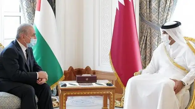 Filistin Başbakanı Iştiyye, Doha'da Katarlı mevkidaşıyla görüştü
