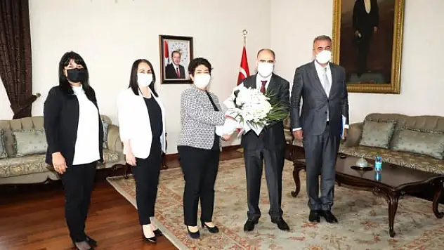 Şevik, Vali Özkan'ı ziyaret etti