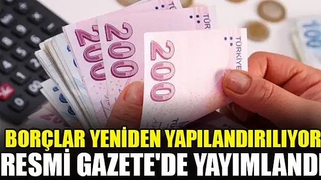 Yapılandırma düzenlemesi Resmi Gazete'de