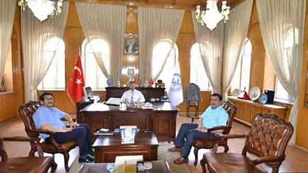 Kulu Müftüsünden Öge'ye ziyaret
