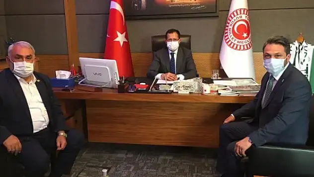 Başkan Dursun, Altunyaldız ile görüştü