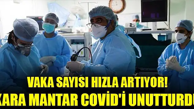 Vaka sayısı hızla artıyor! Kara mantar covid'i unutturdu