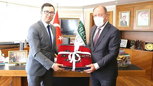 Özgün'den Başkan Oprukçu'ya ziyaret
