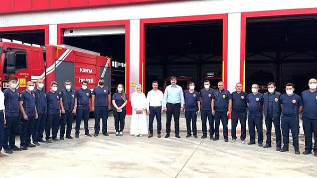 Uslu'dan Konya İtfaiye Teşkilatına ziyaret