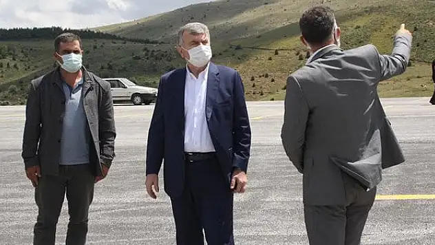 Akyürek, Aladağ Kayak Merkezi'ni inceledi