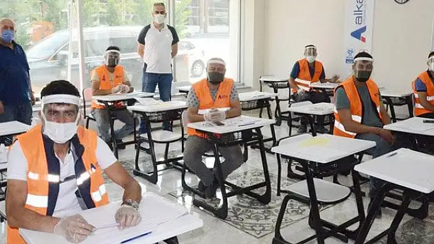 Kaynakçı esnafına eğitim verildi