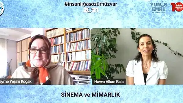 TYB'de sinema ve mimarlık konuşuldu