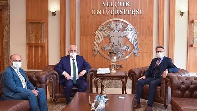 Tuna ve Kutlu'dan Rektör Aksoy'a ziyaret