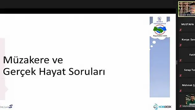 KSO'da online eğitim verildi