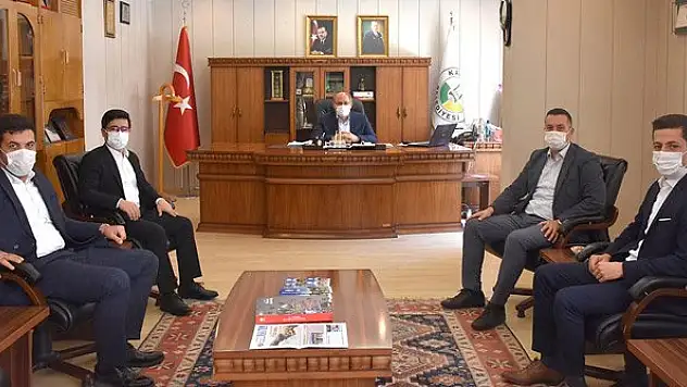 Savcılardan Başkan Yaka'ya veda ziyareti