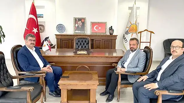 Milletvekili Erdem ve Başkan  Dolular istişarede bulundu