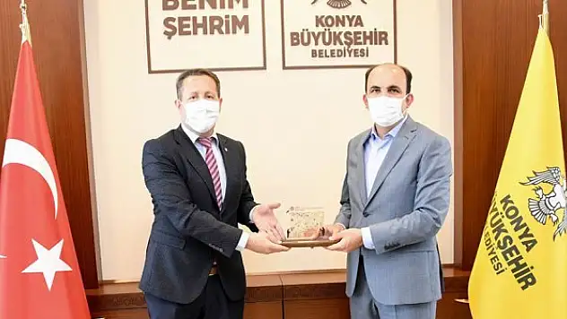 HKMO Konya'dan  Başkan Altay'a ziyaret