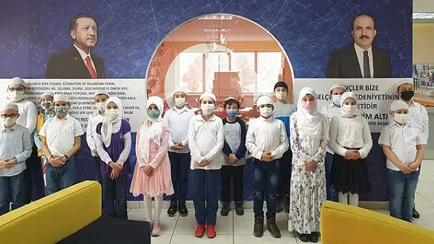 Bilgehanelerdeki hafızlık hazırlık öğrencilerinden sevindiren başarı