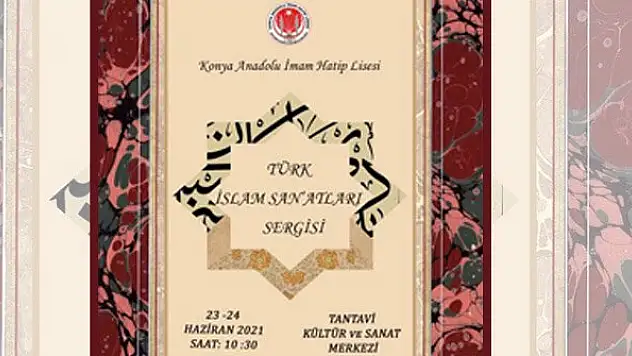 Konya'da Türk-İslam sanatları sergisi ziyarete açılıyor