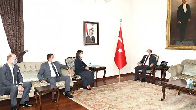 Başkonsolos Mustafayeva  Vali Özkan ile görüştü
