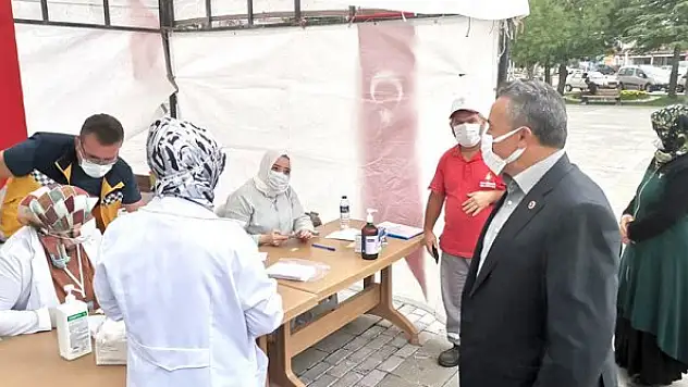 Başkan Tutal aşı  çalışmalarını inceledi