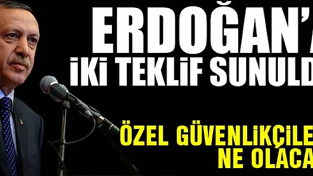 Özel güvenlikçiye 'koruma' statüsü teklifi