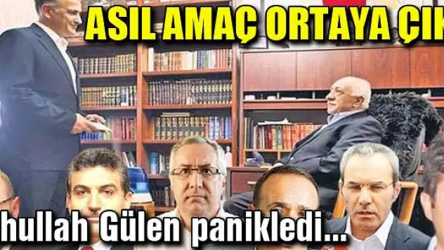 Tahliye kumpasındaki asıl amaç ortaya çıktı