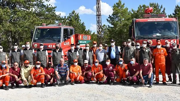 Yangın ekiplerine  eğitim verildi