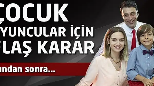 Çocuk oyuncular için sınırlama