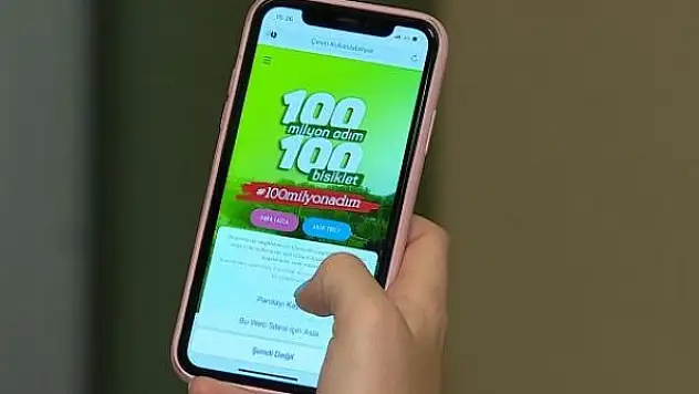 '100 Milyon Adım 100 Bisiklet' projesinde 80 milyon adım geçildi