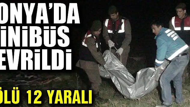 Tarım işçilerini taşıyan minibüs devrildi: 3 ölü, 12 yaralı