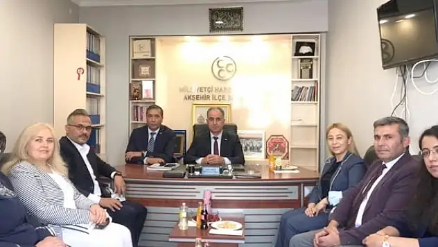 MHP heyetinden  Akşehir'e ziyaret