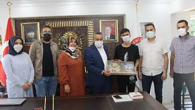 Başkan Tutal LGS  birincisini ağırladı