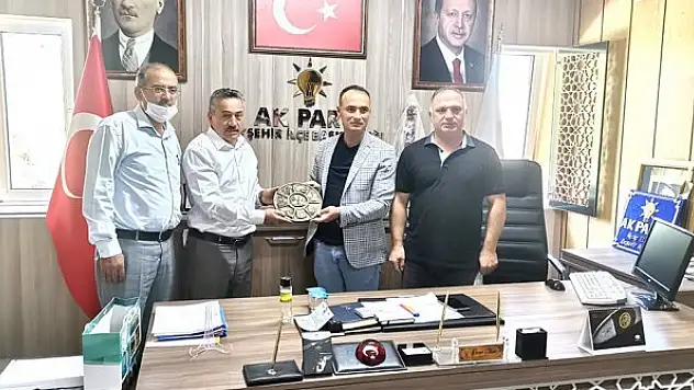 Başkan Tutal'dan Elkin'e ziyaret