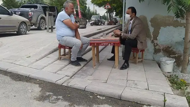 Meşe esnafların  talebini dinledi