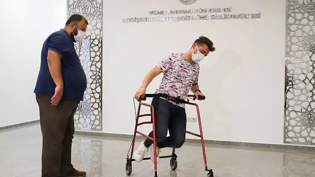 Makine mühendisliği öğrencisinden düşük maliyetli yürüteç