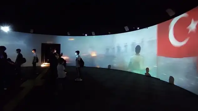 Dijital Gösterim Merkezinde  15 Temmuz Zaferi yaşatılıyor