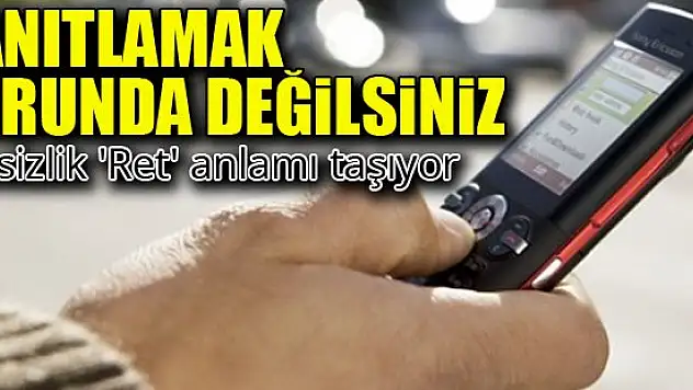 SMS'leri yanıtlamak zorunda değilsiniz