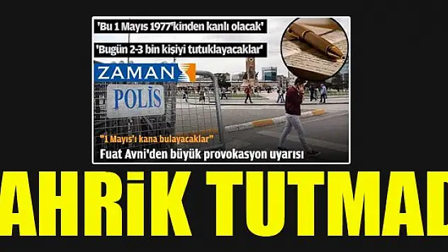 Fethullahçı tahrik tutmadı