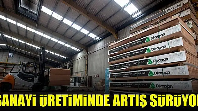 Sanayi üretiminde artış sürüyor