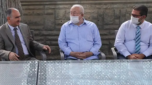Vali Özkan, Gazi İbrahim Özen'i Ziyaret Etti