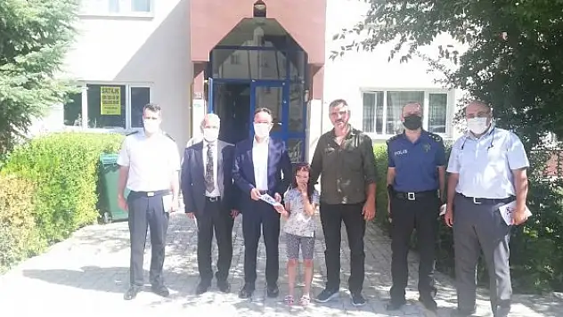 Kaymakam Yamlı  gazileri ziyaret etti
