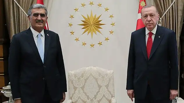 Recep Konuk'tan Cumhurbaşkanı Erdoğan'a ziyaret