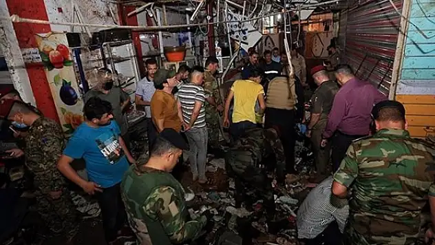 Bağdat'ta pazar yerinde patlama: 22 ölü, 47 yaralı