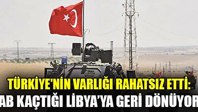Türkiye'nin varlığı rahatsız etti:  AB kaçtığı Libya'ya geri dönüyor